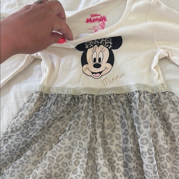 Cream and Gray Minnie Mouse Dress‎ - Picture 2 of 2